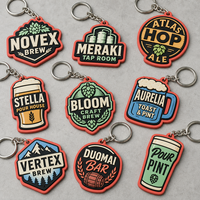 Porte-clés en PVC souple personnalisé avec logo, produit promotionnel tendance, vente en gros, réponse rapide, fabricant direct
