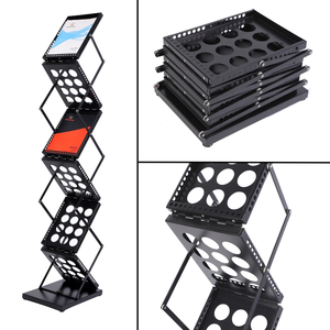 Expositor de Folletos Profesional de 6 Niveles, Construcción de Hierro, para Catálogos de Productos y Folletos - Product Image 2