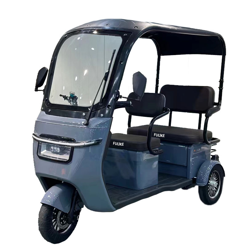 FULIKE新しい大人の電動トライクバイクEV3輪三輪車屋根付き電動