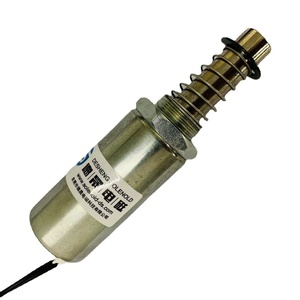 Solenoid Tubular Langkah Panjang DS2551 12v <span class=keywords><strong>24v</strong></span> DC Elektromagnet Dorong-Tarik Linear Kecil untuk Mainan Elektronik - Product Image 1