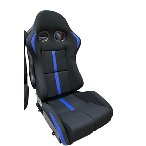 Knitted Car <strong>Seat</strong> Single Slide Single Slide Black <strong>Widened</strong> FRP Modified Bucket <strong>Racing</strong> Chair - Product Image 6