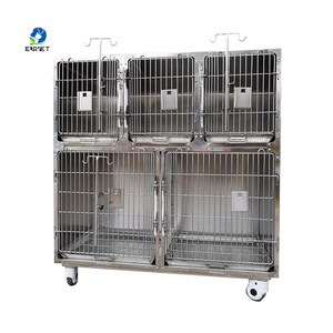 EUR VET Equipement vétérinaire Appareils médicaux hospitaliers pour animaux de compagnie Cages et maisons vétérinaires en acier inoxydable pour animaux de compagnie - Product Image 1