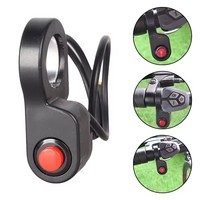 Interrupteur marche/arrêt étanche pour vélo électrique VTT, compatible avec le moteur Bafang Mi D Mount, interrupteur de guidon de remplacement pour vélo électrique