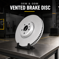 Disque de frein de qualité industrielle OE # Disque de frein robuste pour essieu avant 34106880077 pour BMW, pièces automobiles en gros
