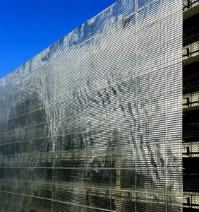 Minimalist Aluminum Perforated Panel Curtain Wall 70in+ Exterior Anti-Corrosion Powder Coated Room Divider - Product Image 5
