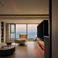 Ventana Abatible de Aluminio Moderna SAYYAS JE86-IW, Doble Acristalamiento, Resistente a Huracanes, Alta Seguridad, Ahorro Energético, para Oficinas, Apartamentos y Hoteles