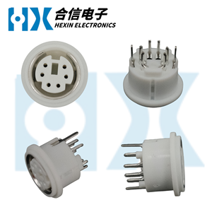 <span class=keywords><strong>Prise</strong></span> femelle mini DIN HX MDC-6, connecteur à borne ronde 12V 2A - Product Image 2