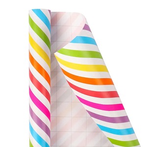 Custom Balloon <b>Pattern</b> Recyclable Art <b>Paper</b> Roll 100GSM Single Side Coated Digital Printing Compatible <b>Paper</b> Packaging - Product Image 5