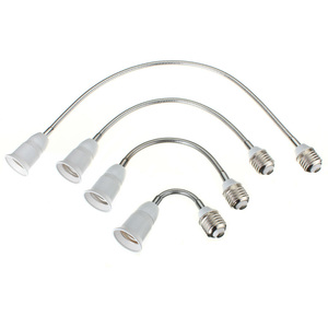 20cm 30cm 40cm 50cm 60cm flexible <span class=keywords><strong>E27</strong></span> a <span class=keywords><strong>E27</strong></span> bombilla <span class=keywords><strong>LED</strong></span> extensión portalámparas enchufe de luz 110V-220V convertidor de portalámparas <span class=keywords><strong>LED</strong></span> - Product Image 1
