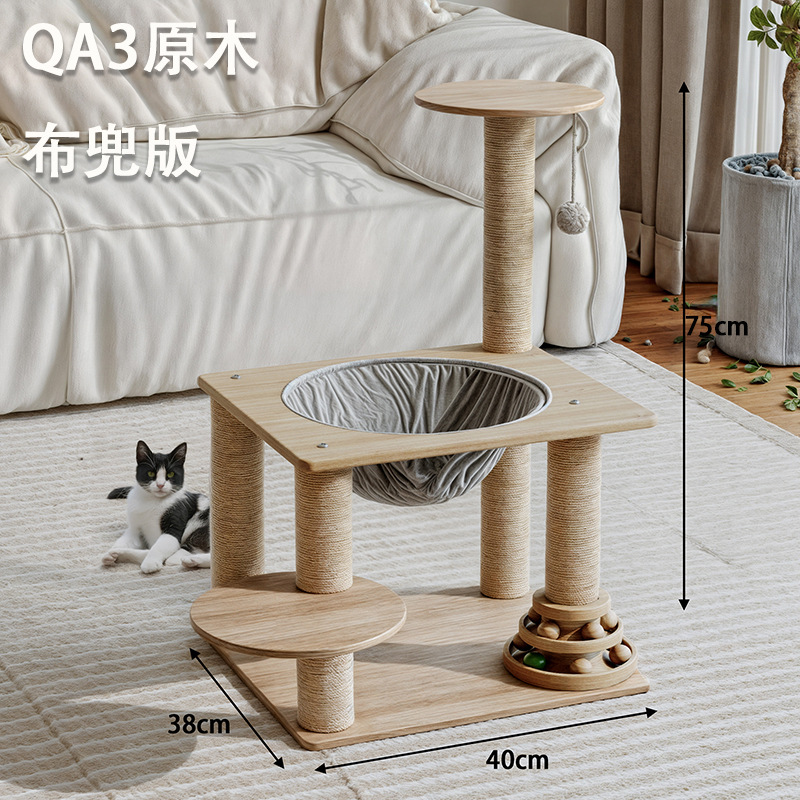 QA3-40x38x75cm Wood Cloth Pocket Style