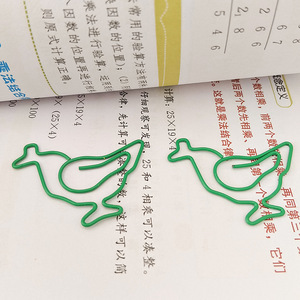 Clip en papier <span class=keywords><strong>pingouin</strong></span> coloré et écologique de forme personnalisée, avec logo créatif, en <span class=keywords><strong>fil</strong></span> de fer recouvert de PET, de fabrication professionnelle - Product Image 3