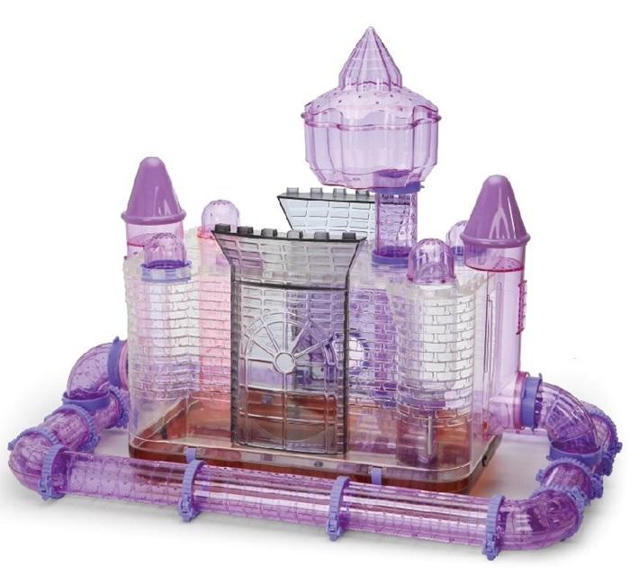 Small Animals Plastic Pet Cage Hamster House Dream Castle with Moat