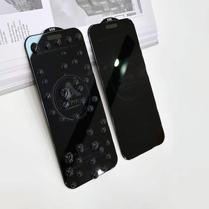 อุปกรณ์ป้องกันหน้าจอกระจกเทมเปอร์ป้องกันลายนิ้วมือสำหรับ <span class=keywords><strong>iPhone</strong></span> 12 MINI 5.4/12 6.1/12 Pro 6.1/12 6.1เพื่อความเป็นส่วนตัวป้องกันการสอดแนม - Product Image 5