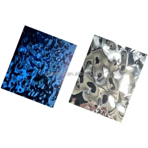 201 304 Stainless Steel Small Midel Big Water Ripple Sheet For Wall Decoration