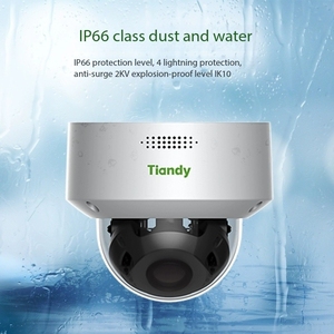 Tiandy 2MP Motorisierte Schwenk-Neige-Kamera mit Zwei-Wege-Audio und Nachtsicht, IR-Dome-Kamera IP66 H.265 POE 2.8-12mm 1/2.8"CMOS 30m Farb-Speicherkarte - Product Image 5
