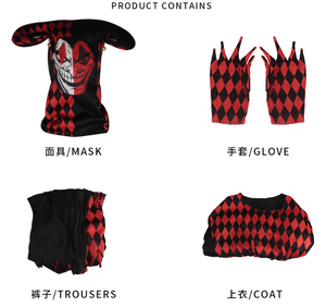 2024 nuevos disfraces baratos disfraz de payaso masculino de Halloween puesta en escena carnaval payaso volver al alma disfraz para hombre - Product Image 2