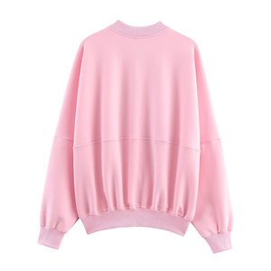 TAOP&ZA Nouvelle Collection Automne 2025 – Blouson Aviateur <span class=keywords><strong>Femme</strong></span> Polyvalent à Col Rond et Manches Longues 3641850 3641851 - Product Image 3
