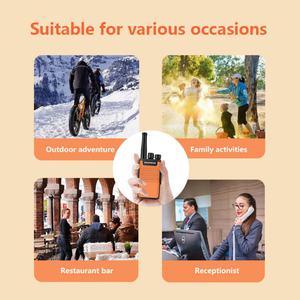 Radio bidirectionnelle portable BAO FENG BF-V8A 400-470 MHz avec fonction d'économie d'énergie, fonction d'alarme, interphone portable, double bande, 3,7 V, 16 canaux - Product Image 6