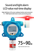 Détecteur de gaz fixe Aikesi GT-GND20 HCN, alarme de fuite de gaz, détecteur de gaz combustible industriel/laboratoire/domestique