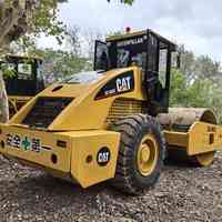 Compacteur à tambour unique Caterpillar CS-683E, 18,8 tonnes, 129 kW, tambour de 2,13 m, modèle 2022, force de compression de 166 kN pour routes