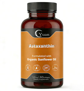 Suplemento de Astaxantina de Marca Privada OEM/ODM de Alta Calidad, Suplementos Dietéticos de Astaxantina de 12 mg, 60 Cápsulas Blandas - Product Image 1