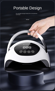 Lámpara UV Profesional para Secado de Uñas BLUEQUE L4 180W con Pantalla Táctil LCD, 60 LED, Enchufe Múltiple (EE. UU./Reino Unido/UE/AU) - Lámpara UV para Uñas de Gel DIY - Product Image 5