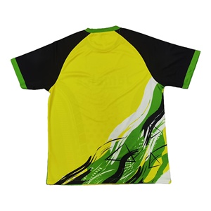Kaos Rajut Pria Kustom Baru 2025 untuk Penggemar Sepak Bola Jersey dengan Bendera Nasional Jamaika Internasional - Product Image 2