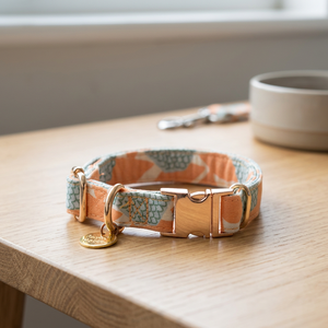 Modern Luxury & Elegant Cute Loquat Tree S Cotton <b>Dog</b> & Cat Collar Personalized Lights Adjustable Soft Durable Buckle Closure - Product Image 2