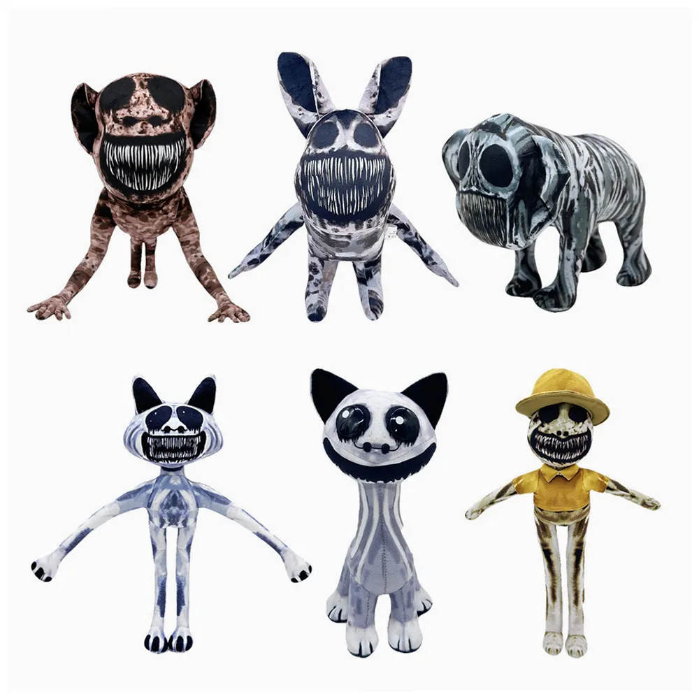 Chegam novas bonecas de pelúcia Zoonomaly o monstro do zoológico brinquedos de pelúcia Zoological