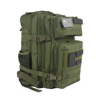 Sac de sport tactique portable imperméable personnalisé en Oxford 900D avec Molle Fitness Trekking 25L 45L Sac à dos de randonnée en plein air