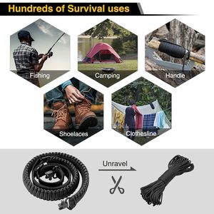 Correa de Hombro Cvlife de Paracord 550 de 2 Puntos con Cierre Giratorio Tri Lock para Actividades al Aire Libre - Product Image 5