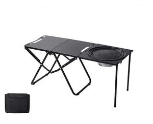 Mesa Plegable Táctica para Acampar al Aire Libre IGT, Mesa de Picnic Ligera y Portátil, Juego Completo de Equipamiento - Product Image 3