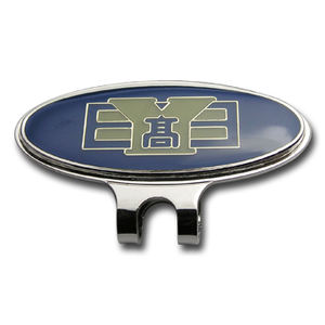 Marqueur de balle de golf avec broche en acier fer-manganèse, logo imprimé style sport et finition émaillée - Product Image 4