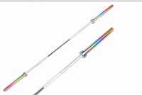 Barre d'haltères portable en acier allié unisexe de 20 kg, noire, durable, prête à être expédiée avec garantie de qualité de 3 ans pour la salle de sport