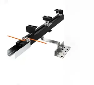 Aluminum Mounting Bracket Clamp Rapid Solar Panel Clamp Universal Quick Mount Aluminum Rail With Adjustable Clamp