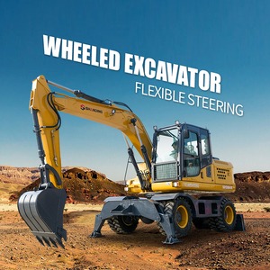 SHANDING en Venta: Mini Excavadora de Ruedas Hidráulica, Pequeña Excavadora Móvil con Certificación CE y EPA, Excavadora de Ruedas Resistente - Product Image 3