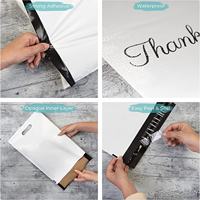 Sacs de Courrier Réutilisables pour Vêtements, Imprimés en Gravure, avec Logo Personnalisé, Poignée en PE, Auto-Adhésifs, Plusieurs Tailles Disponibles