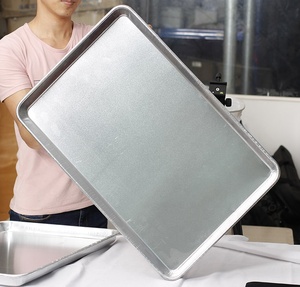 Personalizado de alta calidad 26*18 pulgadas de tamaño completo de aluminio Focaccia pan hoja Pan pantalla sartenes horno bandeja para hornear - Product Image 1