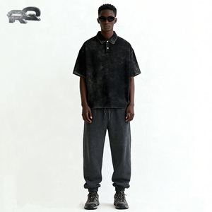 Men's Blue Jogger Pants Casual Straight Pattern Sport/Trouser with Customizable <b>Pockets</b> Mid Waist Best Quality Material - Product Image 2