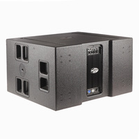Caisson de basses actif Getshow MVP218 de 18 pouces, entrée XLR Aux, sortie 6000W, module amplificateur DSP 18000W PMPO, 1 canal, compact