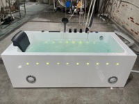 Baignoire Spa Cascade 2026 de Luxe pour Villa, Intérieure, avec Jets d'Air, Massage et Siège Jacuzzi