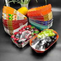 Professionele op maat gemaakte vierkante golfkartonnen fruitgeschenkdoos, duurzaam, dubbelwandig, milieuvriendelijk, geschikt voor gebruik in de landbouw, met embossing