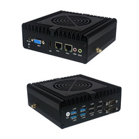 Mini PC Industrial Compacto Sin Ventilador con CPU Intel Core I3 6167U, RAM DDR4, SSD Nv-me, Doble Puerto Gigabit Ethernet