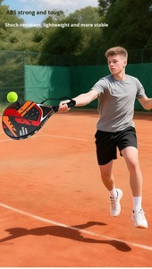 Juego de Raquetas de Pádel - Hoja Completa de ABS con Protección de Borde de EPE, Empuñadura Cómoda G2 para Entrenamiento y Educación Deportiva Juvenil - Product Image 5