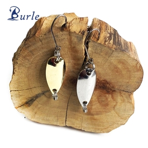 Leurre appât paillettes cheval bouche simple crochet paillettes cuillère métal leurre 18mm 23mm blanc barre armé bouche métal appât - Product Image 1