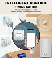 Prise Électrique Murale Connectée LDNIO UK EU Tuya Home Wifi avec Logo Personnalisé pour Alexa Google