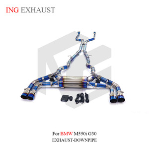 Ing Chất lượng cao hợp kim titan xả catback cho BMW m550i G30 4.4t với Muffler van tự động điều chỉnh kiệt sức hệ thống đường ống - Product Image 5