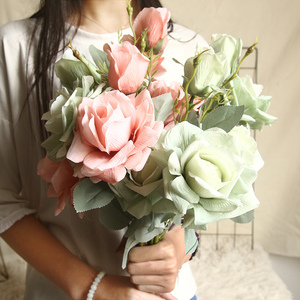 <span class=keywords><strong>Rose</strong></span> artificielle réaliste Moya <span class=keywords><strong>Snow</strong></span> <span class=keywords><strong>Rose</strong></span> Premium à longue tige en mousse pour la décoration de la maison et les fêtes, Fête des Mères - Product Image 3
