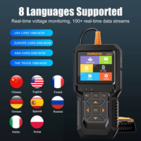 Lector de Códigos OBD2 Automotriz Universal T200 con Herramientas de Diagnóstico, Pantalla LCD de 4.3 Pulgadas, 12V, para Reparación DIY y Cables