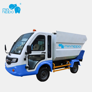 รถบรรทุกขยะไฟฟ้าแบบเทข้าง รุ่น Mini Hippo TRS3840-1 สำหรับงานหนัก อุปกรณ์สำหรับงานสุขาภิบาลในเขตเทศบาล - Product Image 2